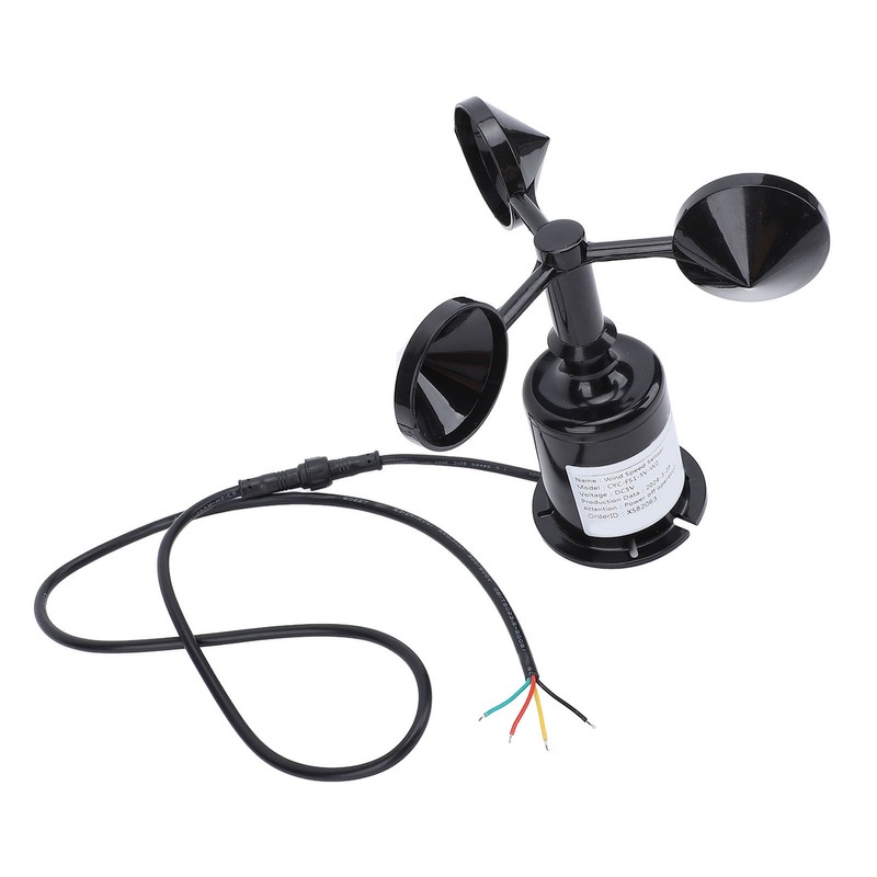 Wind Speed Monitoring Sensor with 0.8m Cable 3 Blade High
