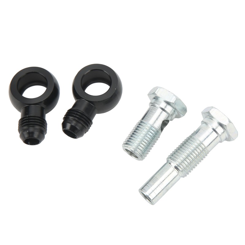 Transmission Oil Cooler Banjo Fitting Kit AN6x1/4NPSM Aluminum Alloy for