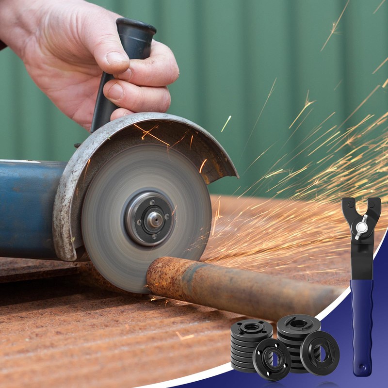 Hicarer 25 Pcs Angle Grinder Nut Angle Grinder Wrench Kit