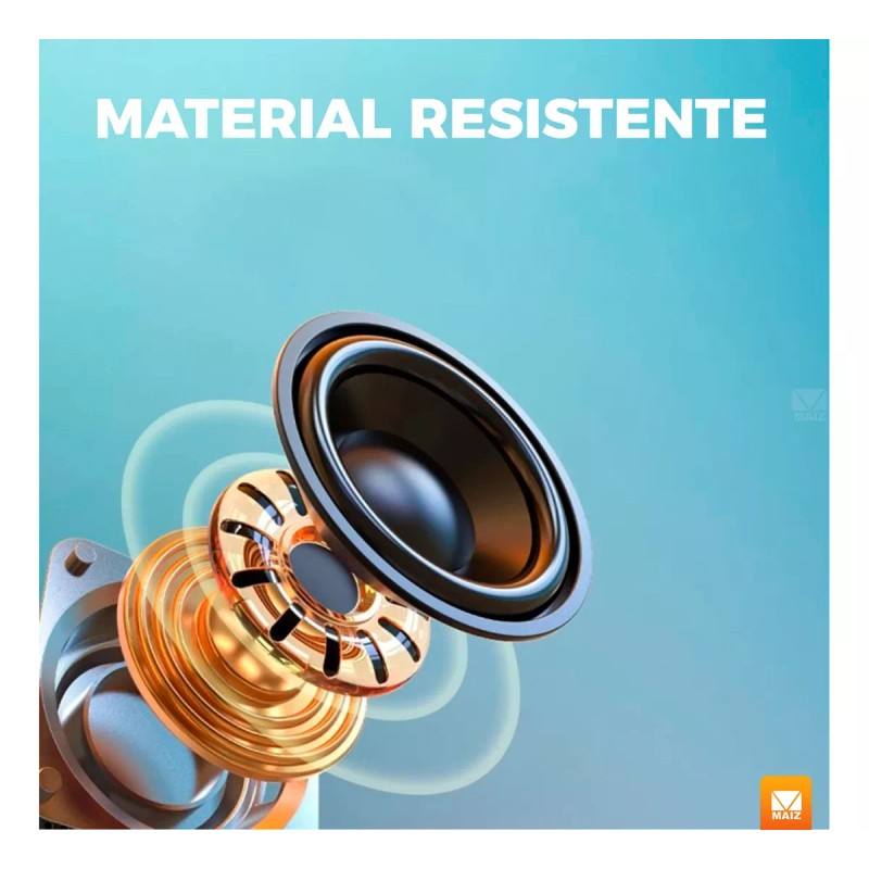 Maíz Bocina Bluetooth Recargable Usb Luz Led Portatil Inalambrica