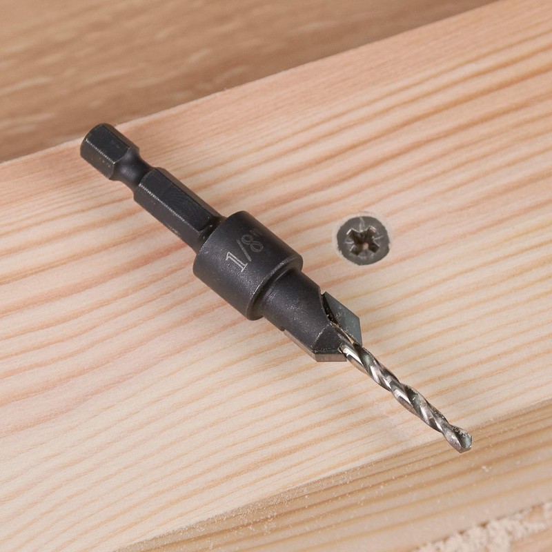 Trend Snappy 12.7mm TCT Countersink with 5mm HSS Drill, Adjustable
