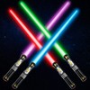 Cawiew 4 Pack Light up Sword Saber with FX Sound