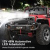 HOSPAOP LED Work Light 12 V LED Spotlight 48 W