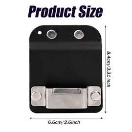 Tape Measure Holder Pouch, Heavy-Duty Measuring Tape Belt Clip Fits up to 2" Tool Belt Quick Hang/Release Holster for Construction High-Altitude Work