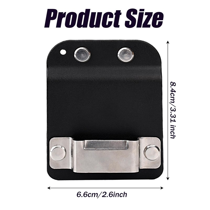 Tape Measure Holder Pouch, Heavy-Duty Measuring Tape Belt Clip Fits
