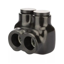 Polaris Wire Connector Insulated Tap 3/0 6 AWG Chemical Resistant Rated Black