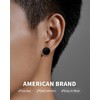 Qmcandy Solid Silicone Flesh Ear Gauges Stretching Kit Double Flared