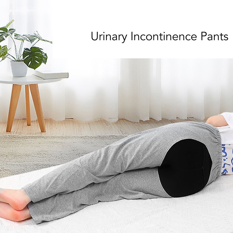 Urinary Incontinence Care Pants Front Rear Crotch Opening Elderly Nursing