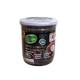 VEET Gold coffee coconut face and scrub.  Super effective scrub