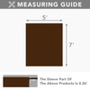 Easy-Going 5Wx7L ft Brown Background Muslin Backdrop, Photo Studio, Collapsible