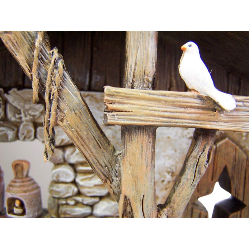 Christian Brands Bethlehem Nights Nativity Scene Creche Figurine, 12 1/4