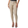 YMI Women's Hyperstretch Mid-Rise Skinny Jeans, Taupe, XL