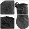 SLEEKEE 1 x Black Climbing Chalk Bag with 1 Black