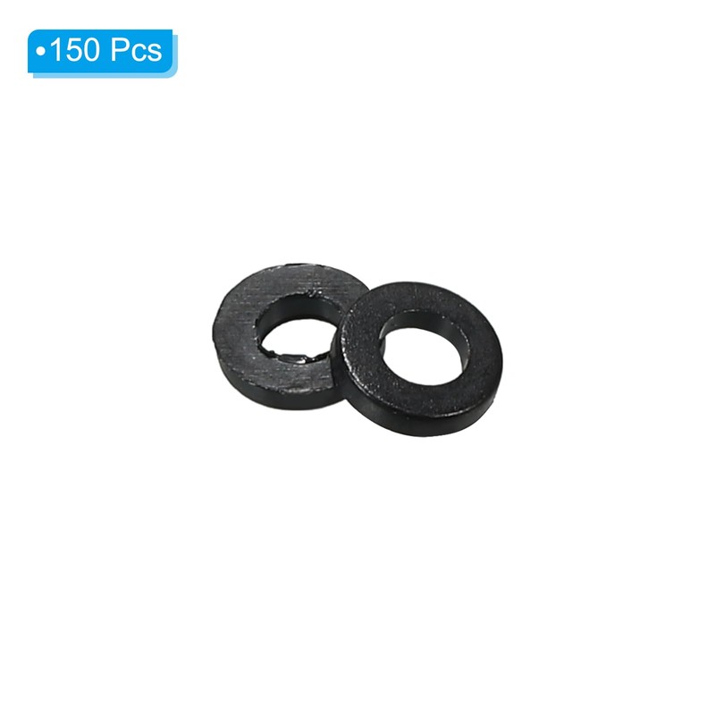 PATIKIL M2.5 Nylon Flat Washers 150pcs 2.5mm ID 5mm OD