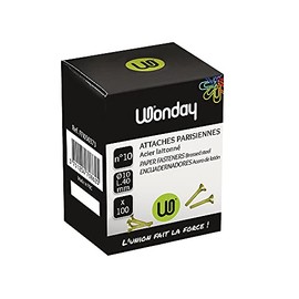 Maped Brass Split Pins - 40mm - 100pk