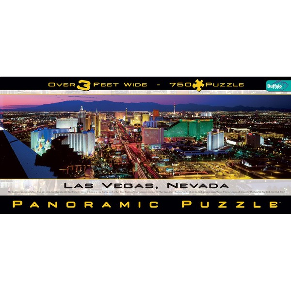 Buffalo Games Panoramic, Las Vegas - 750pc Jigsaw Puzzle