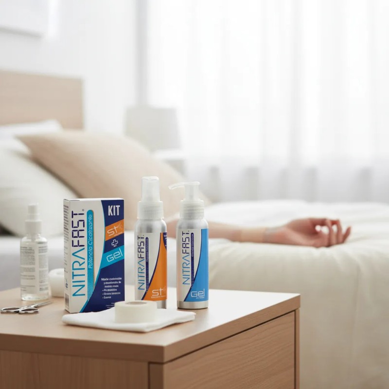 Pie Diabético Heridas Infectadas Cicatriza Nitrafast Kit