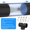 Diesel Heater Ducting 75mm, Diesel Heater Exhaust Pipe Set, Y