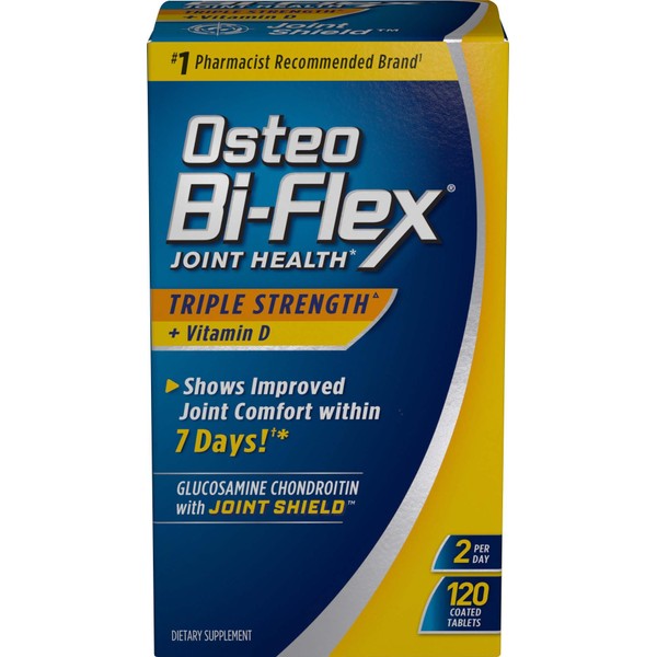 Osteo BiFlex, Triple Strength Glucosamine Chondroitin with Vitamin D, Joint Supplement, 120 Count