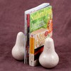 Creative Home Champagne Marble Bookends Set - Pear