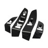 Carbon Fiber Window Lift Switch Panel Cover Trims for Jeep
