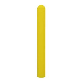Ideal Shield 1/8" Yellow Safety Bollard Cover 4" x 52". Installation Tape Included with Dome Top Bollard Post Sleeve