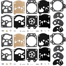 Qiuwanzia K10-WAT Carburetor Diaphragm Gasket Rebuild Repair Kit for WA WT Series 2-cycle Equipment for Sthil for Toro for McCulloch for Craftsman Edger String Trimmer Leaf Blower Chainsaw Parts