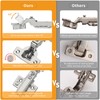 Chibery 10 Pack Frameless Half Overlay Soft Close Concealed European