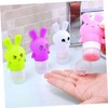 Beatifufu 3pcs Bottle Rabbit Shampoo Silicone Squeeze Bottle Lotion Squeeze