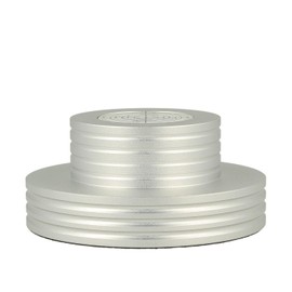 _blank #022si Stabiliser for Record Players, Integrated Dragonfly, Plate Weight, Aluminium, Silver, 306 g Support Weight