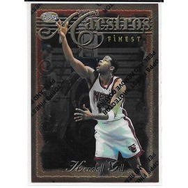 Kendall Gill 1996-97 Topps Finest Bronze New Jersey Nets Card #67