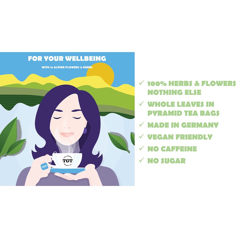 TGT German Peppermint Tea | Uplifting, Digestive | Herbal Tea
