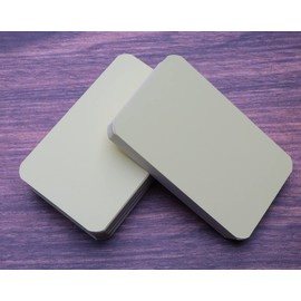 Sowaka 50 Pcs Mini Cards Kraft Paper Cardboard Small Cards Message Blank Flash Business Cards for Festival Thank You Thanksgiving Index Notes DIY Craft Project Scrapbooking Vocabulary (Yellow)