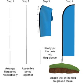 Now Hiring Feather Flag Banner, Now Hiring Outside Yard Signs for Business Promotion with Pole Kit and Base Ground Spike Kit 15ft - RED