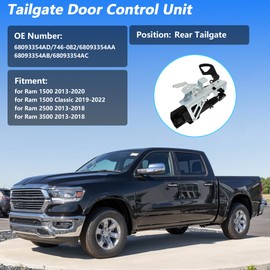 Motoforti Tailgate Control Door Lock Actuator for Ram 1500 2013-2020 for Ram 2500 3500 2013-2018 No.68093354AD Rear Tailgate Door Control Unit for Ram 1500 Classic 2019-2022