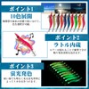 Goture Egi Lures Set of 10, Built-in Rattle, Luminous No.