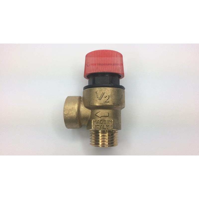 Wärmer System Boiler Safety Pressure Relief Valve 1/2" MxF 6
