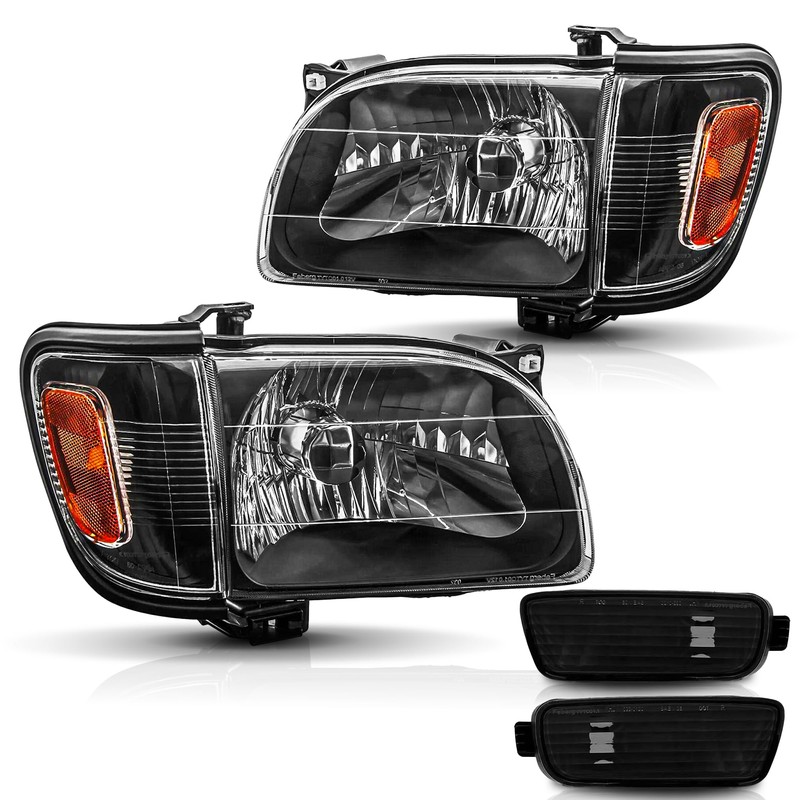 SAFAUTOPARTS Headlights & Corner Lights Assembly Pair for 2001 2002