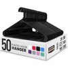 Utopia Home Plastic Hangers 50 Pack - Space Saving Clothes
