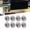 16Pcs 3D Printer Polycarbonate Pulley Transparent Rustproof Robust Bearing Pulley
