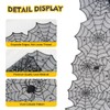 PIGETALE Black Lace Halloween Tablecloth Rectangular Overlay 54 x 72