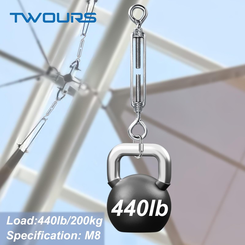 Eye & Eye Turnbuckles Twours 304 Stainless Steel Heavy Duty
