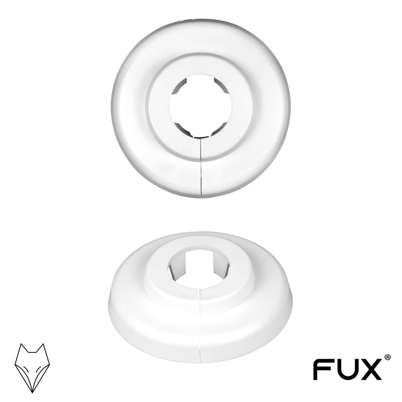 Organic Single Heating Pipe Rosette, Heating Pipe Cover, 15 mm,