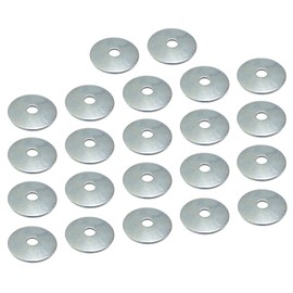 FregocS MCP-BSW-M05 Large Spacer Washers for M5 Convenient Set of 22 (Inner Diameter 0.2 inch (5.5 mm) Outer Diameter 1.0 inch (25 mm) Thickness 0.05 inch (1.2 mm)