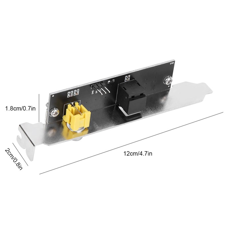 Akozon OutPlate Cable Bracket OutPlate Cable Bracket SPDIF Optical Electrical