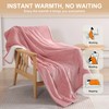 Heating Blanket Electric Blanket Throw 50''X60'' - Pink Heated Blanket