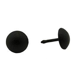 C.S. Osborne 100 Pcs 7/16" Black Lacquer Matte Nails #7100-BLM Decorative Tacks-Size 1/2