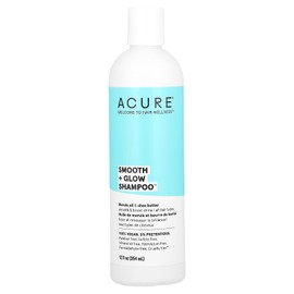 ACURE Smooth + Glow Shampoo, All Hair Types, Marula Oil & Shea Butter, 12 fl oz (354 ml)