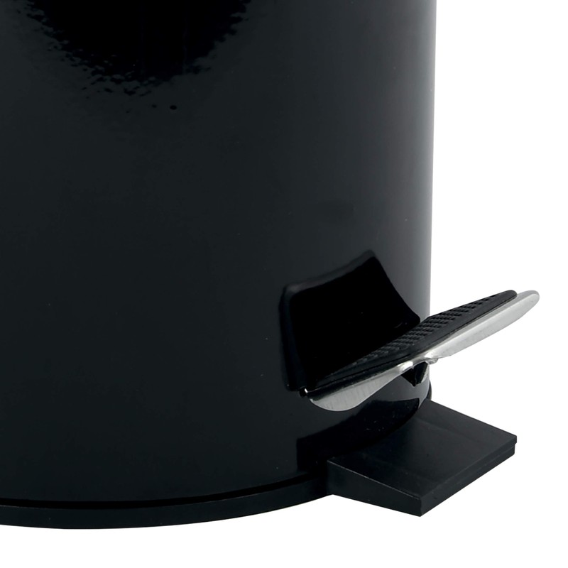 MSV Aza Cosmetic Bin 3 Litres Stainless Steel Bamboo with