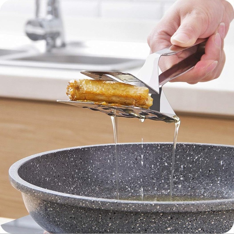 Heavy Duty Steak Weight/Bacon Press with Wooden Handle, Cast Iron